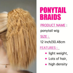 Short Kinky Curly Ponytail Extensions