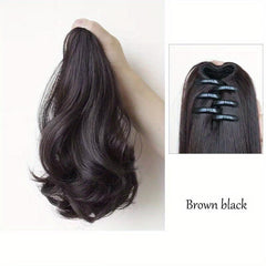 Curly Wavy Ponytail Extensions Natural Looking Daily Use