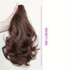 Curly Wavy Ponytail Extensions Natural Looking Daily Use
