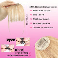 Clip In Wispy Bangs One Piece Hair Extensions