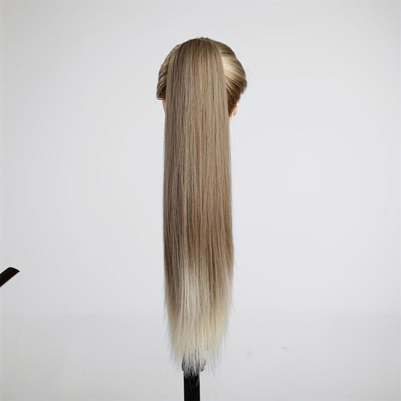 Long Straight Drawstring Ponytail Extensions