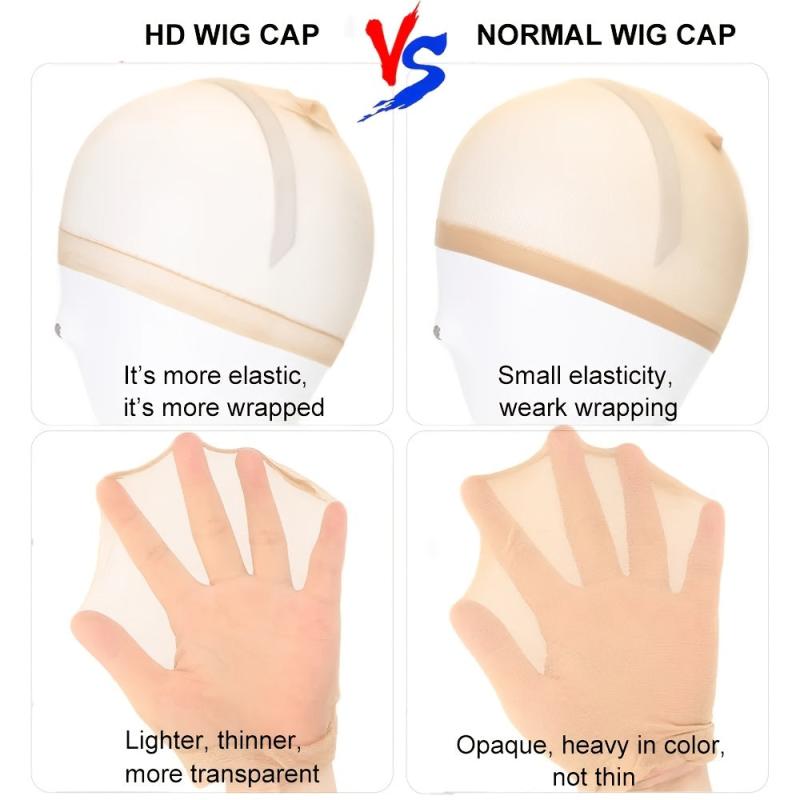 24 Pcs HD Wig Cap for Lace Front Wigs