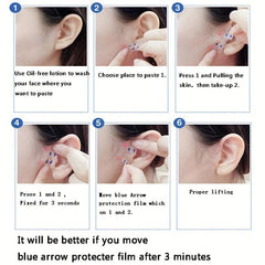 40pcs Invisible V Face Lift Stickers Instant Makeup Face Lift Tools