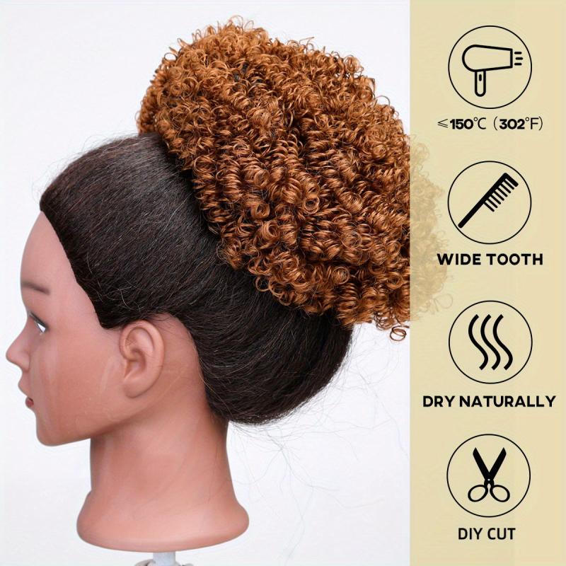 Afro Puff Drawstring Ponytail Short Curly Extensions