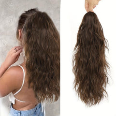 Long Curly Hair Ponytail Grip Extension