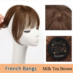 Synthetic Bangs Wig Natural Hair Extension Clip