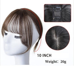 Synthetic Bangs Wig Natural Hair Extension Clip