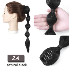 Natural Long Braided Synthetic Ponytail Hair Extension 72 Cm