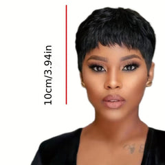 Straight Pixie Cut Synthetic Wig Heat Resistant Costume Wig