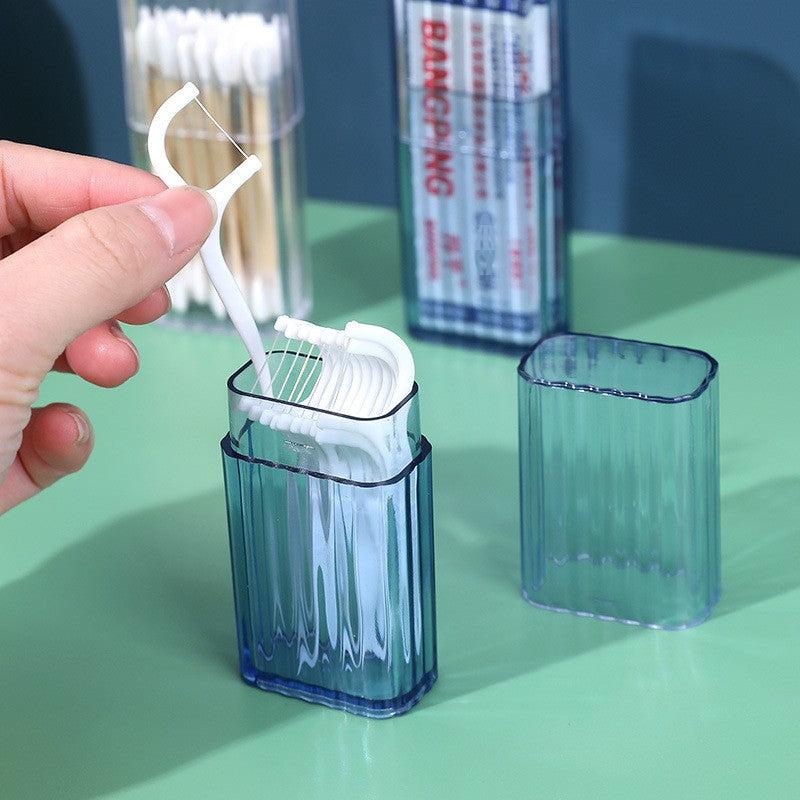 Travel Makeup Swabs Organizer Box Cosmetics Holder Container