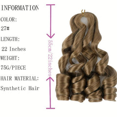 Stylish Micro Spiral Curl Braiding Hair Extensions for Loose Wave Crochet Braids