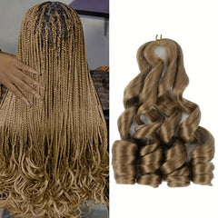 Stylish Micro Spiral Curl Braiding Hair Extensions for Loose Wave Crochet Braids