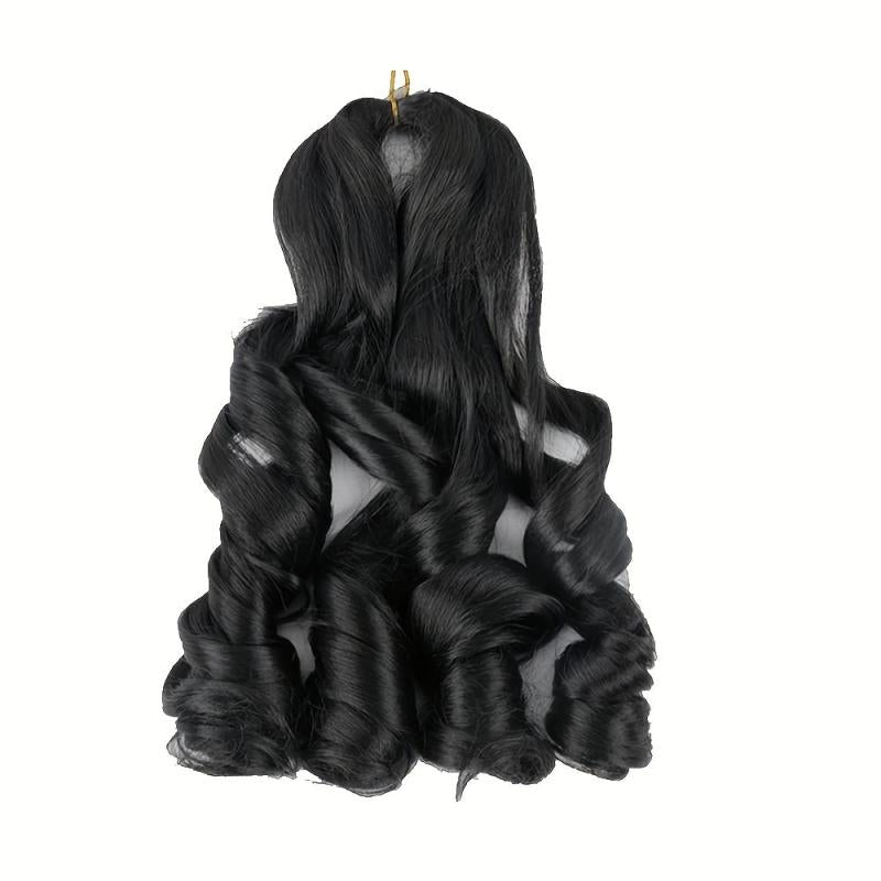 Stylish Micro Spiral Curl Braiding Hair Extensions for Loose Wave Crochet Braids