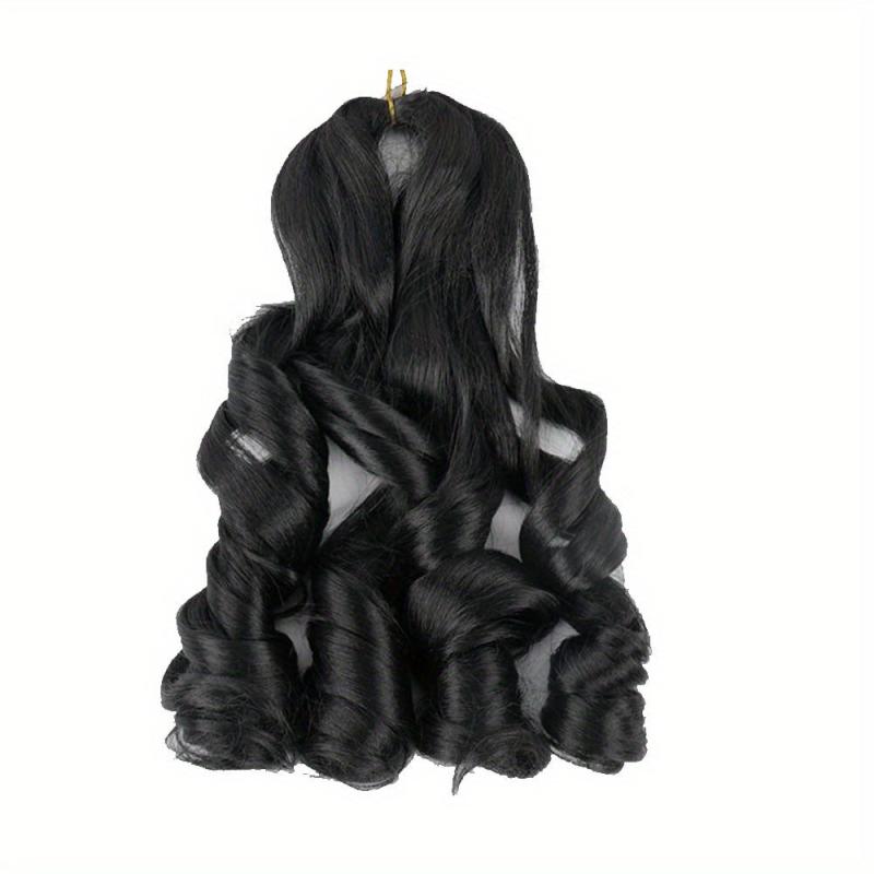 Stylish Micro Spiral Curl Braiding Hair Extensions for Loose Wave Crochet Braids