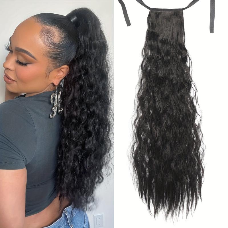 Curly Drawstring Ponytail Extension Synthetic Clip In