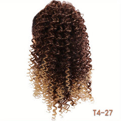 Afro Kinky Curly Drawstring Ponytail Extensions Clip In Ombre Hairpieces
