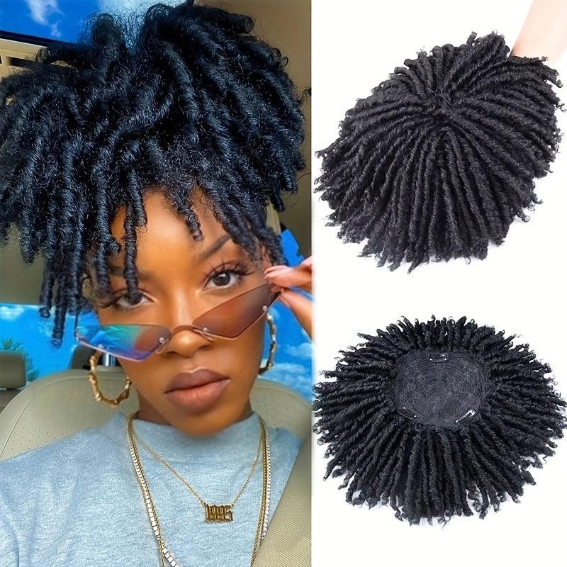 15 24 Cm Dreadlock Hair Topper Wig Clips Synthetic Locs Braided Half Wigs