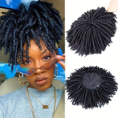 15 24 Cm Dreadlock Hair Topper Wig Clips Synthetic Locs Braided Half Wigs
