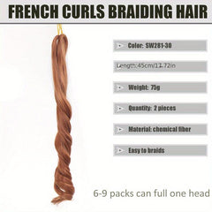 Large Curl Ponytail African Braid Hair Extension Piece