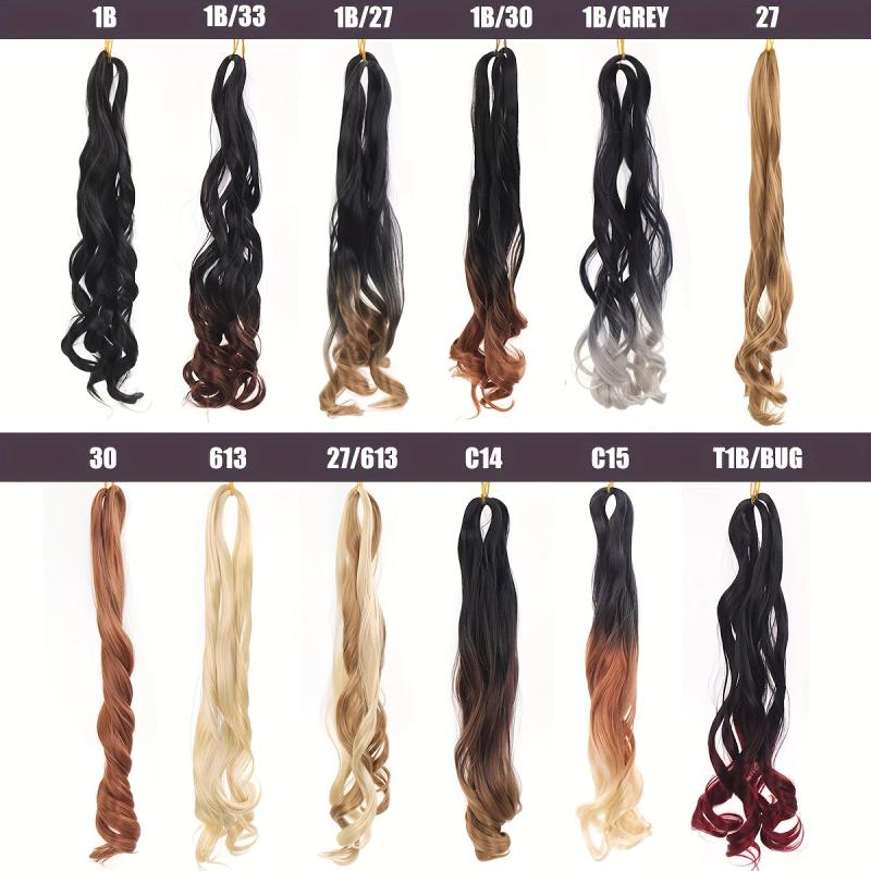 Large Curl Ponytail African Braid Hair Extension Piece