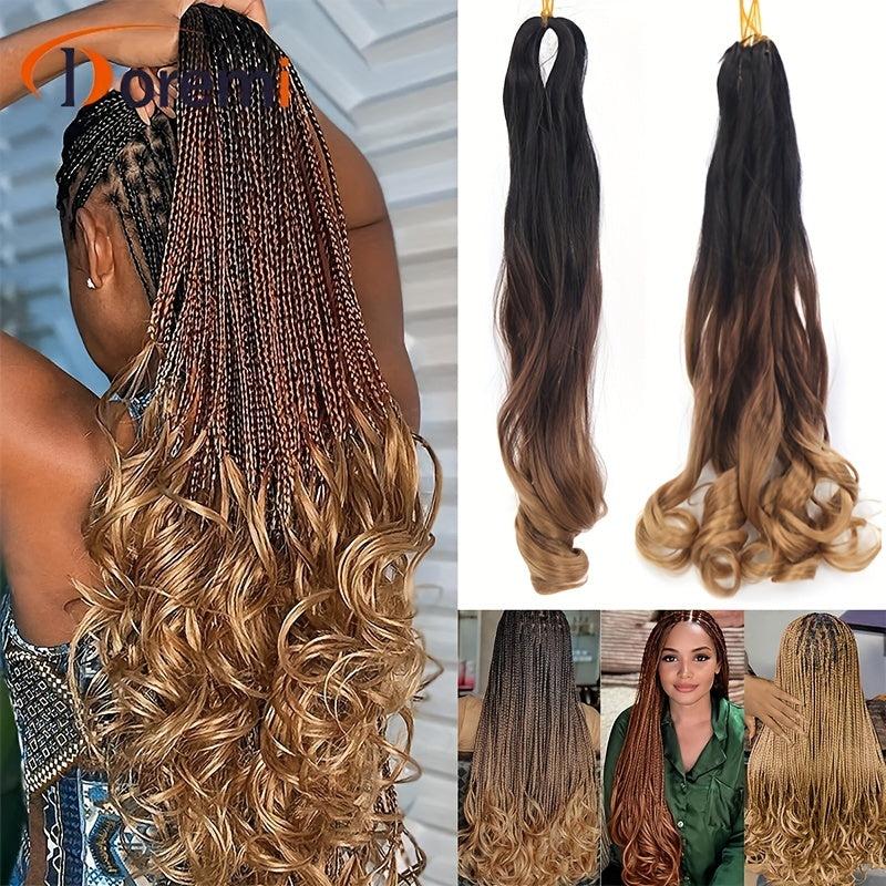 Large Curl Ponytail African Braid Hair Extension Piece