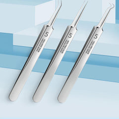 Facial Blackhead Remover Tweezers Precision Pimple Tool Kit