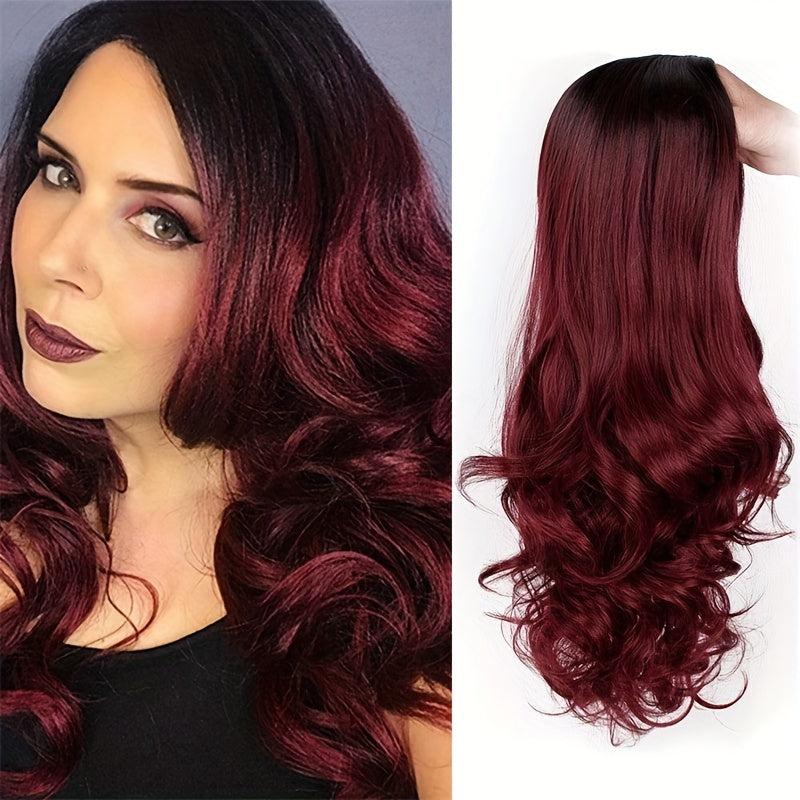 Long Curly Wavy Wig Synthetic Wig Heat Resistant Costume Wig