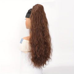 Claw Clip Ponytail Water Wavy Ponytail