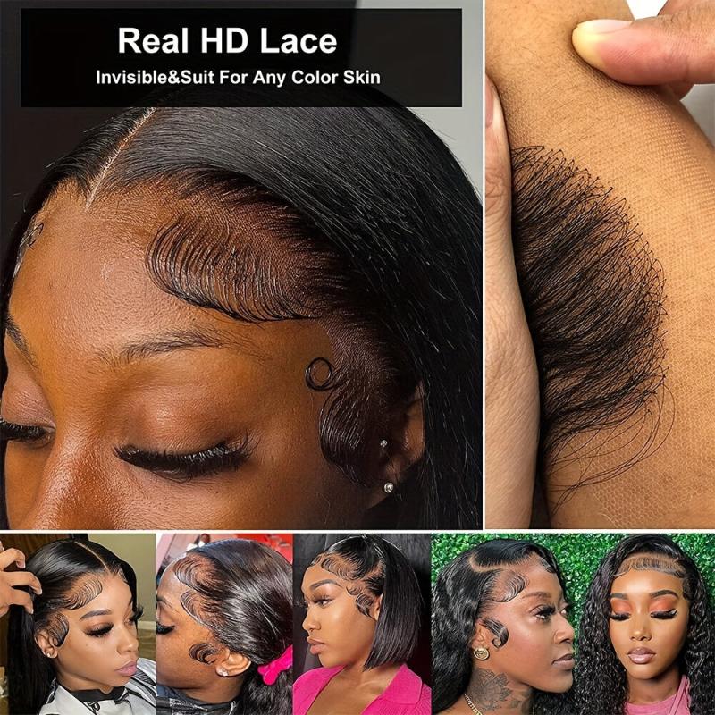 2pcs Baby Hair Invisible Hairline Lace Edges HD Lace Reusable