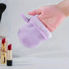 Microfiber Makeup Remover Glove Skincare Facial Cleansing Pads