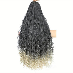 Curly Crochet Box Braids Hair 3pcs Set for Women
