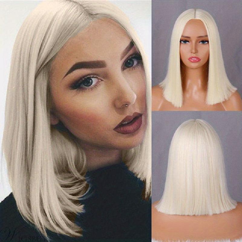 Fashionable Middle Long Straight Synthetic Wig for Women