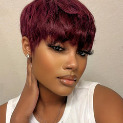 Short Pixie Cut Hair Wigs For Women Daily Party Wear