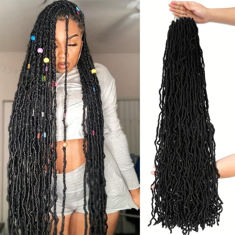 6pack 36Inch Faux Locs Soft Locs Crochet Hair Extensions