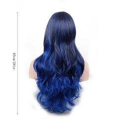 Long Curly Wig Synthetic Wig Anime Cosplay Halloween Party Wig