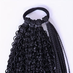 60 96 Cm Curly Crochet Braids Synthetic Braiding Hair Extensions for Women