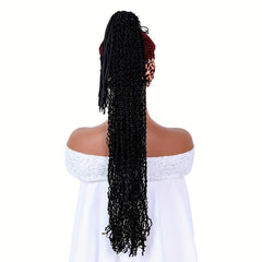 60 96 Cm Curly Crochet Braids Synthetic Braiding Hair Extensions for Women