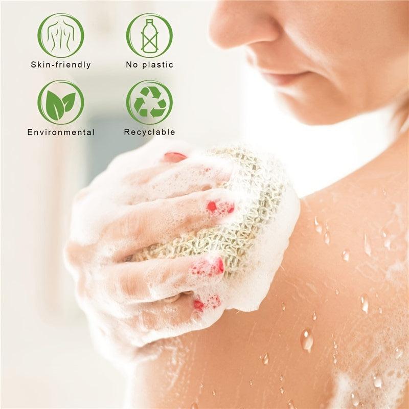 5 Pcs Natural Sisal Soap Saver Bag for Exfoliating and Drying Soap Bars