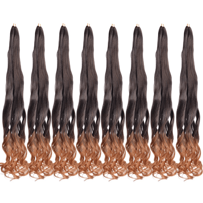 French Curly Hair Braid 55-88cm Loose Wave Elastic Braid 75g Bag