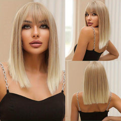 Ombre Wigs 35 56 Cm Long Roots Synthetic Wigs Women's Wigs WL1063