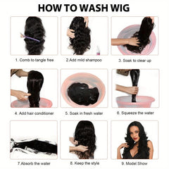 2 Tone Pink Cosplay Wigs Synthetic Hair Replacement + Wig Cap