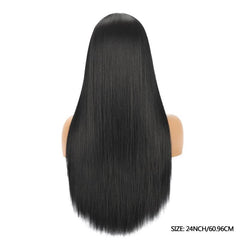 Silky Soft Human Hair Wig with Bangs for Women Girls