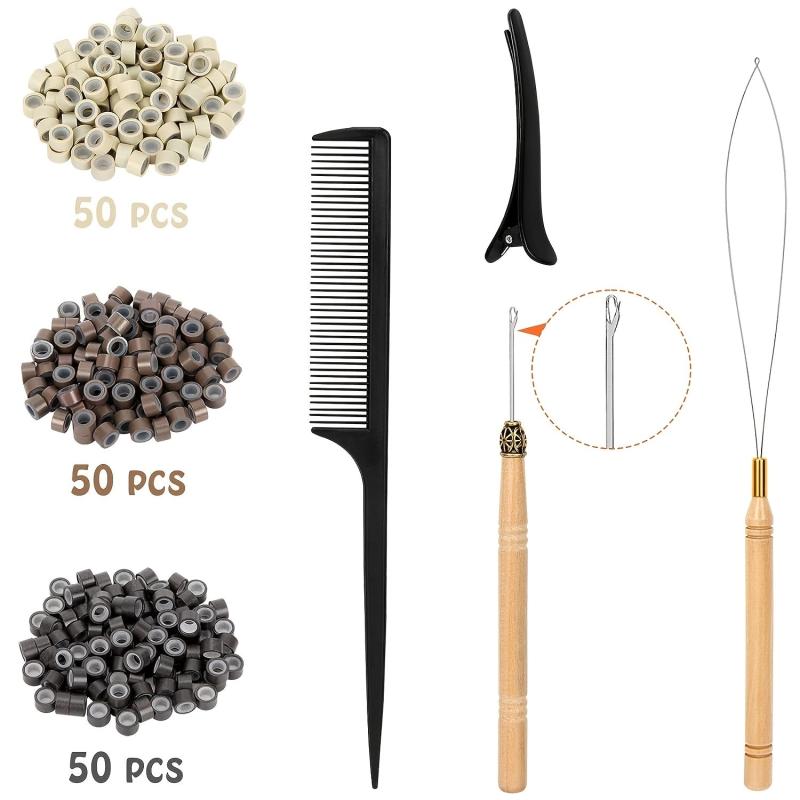 Hair Tinsel Kit 18 Colors 4320 Strands Tinsel Hair Extensions