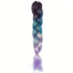 Colorful Jumbo Braiding Hair Extensions Synthetic Fiber