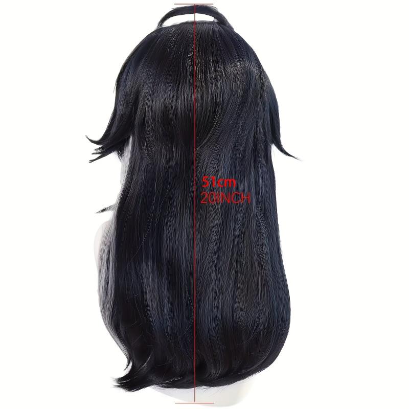 Dark Wavy Synthetic Cosplay Wig For Halloween