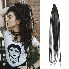 60 96 Cm Thin Long Dreads Crochet Hair Reggae Hair Soft Dreadlocks Extensions