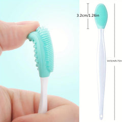 Dual-Sided Silicone Lip Scrub Brush for Smooth Lips