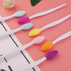 Dual-Sided Silicone Lip Scrub Brush for Smooth Lips