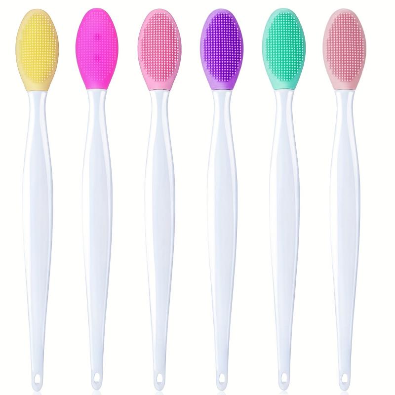 Dual-Sided Silicone Lip Scrub Brush for Smooth Lips