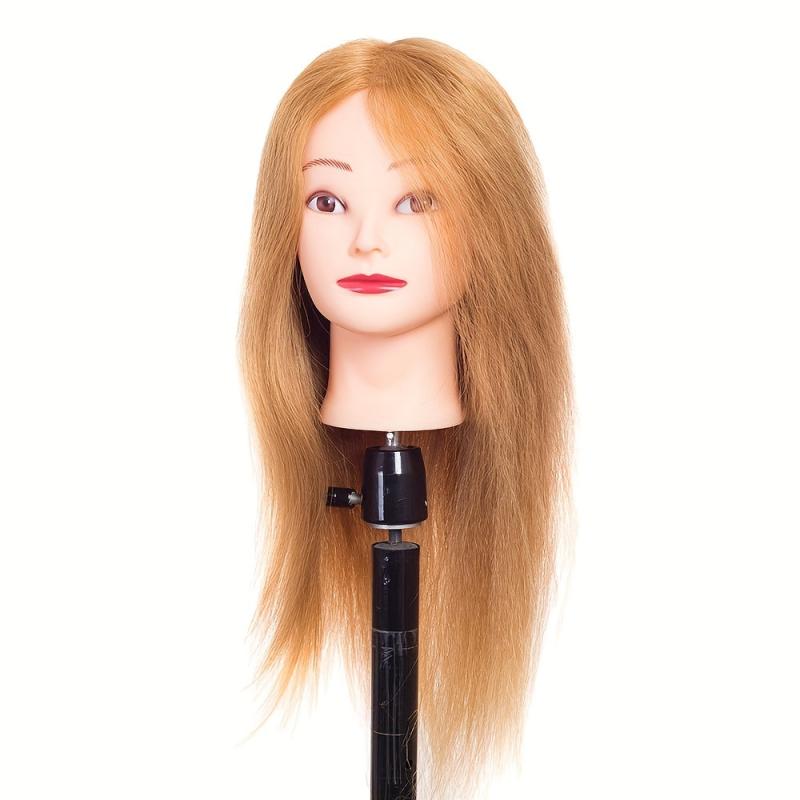 Mannequin Head 85 Real Human Hair Dolls Hairstyles Pro Styling Hairdressing